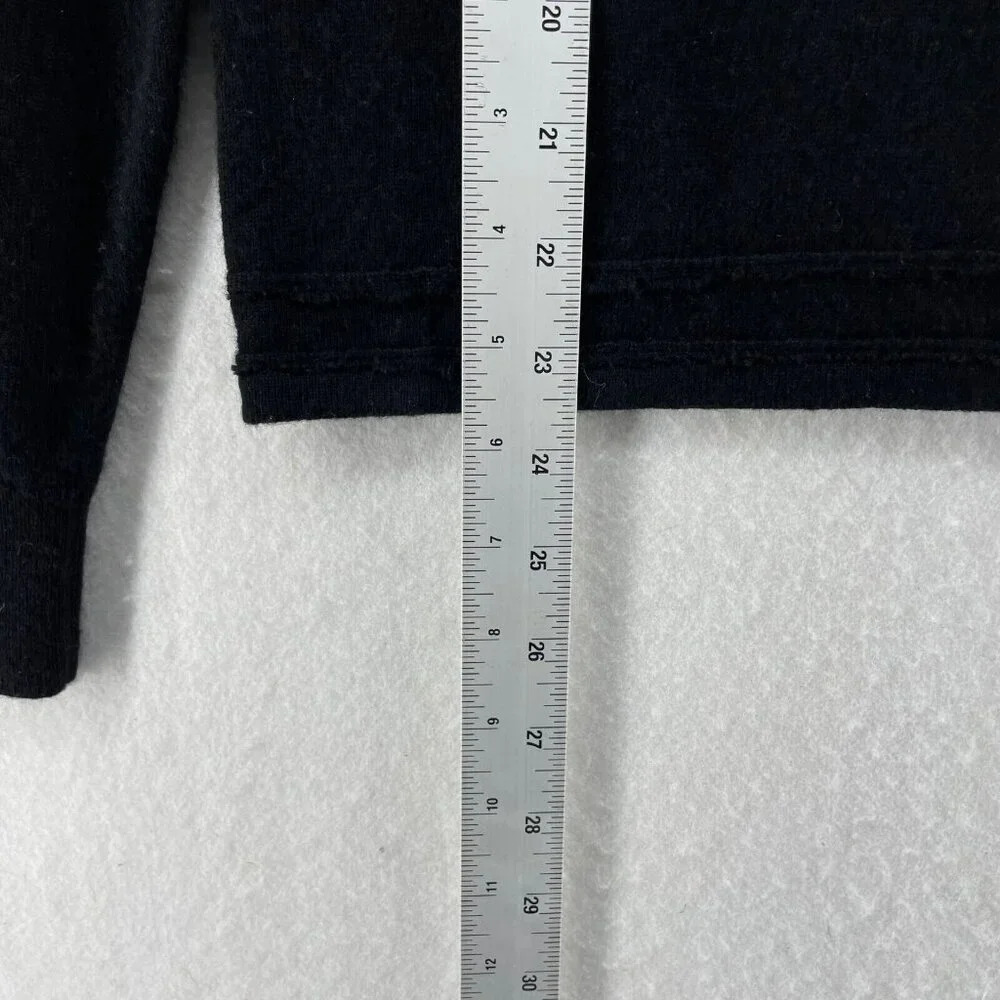 Vineyard Vines Sweater Women's Sz XS Black Knitted Drop Shoulder Sleeve Pullover - Picture 5 of 11